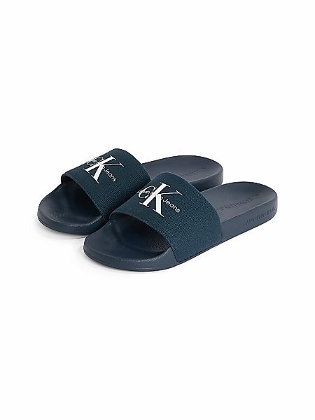 Calvin Klein Jeans Badepantolette "SLIDE MONOGRAM", Sommerschuh, Schlappen, günstig online kaufen