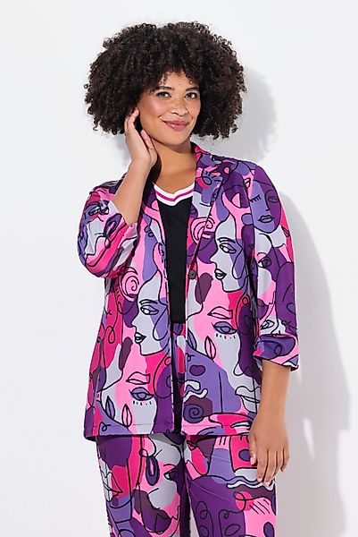 Angel of Style Blusenblazer Blazer Gesichterdruck günstig online kaufen
