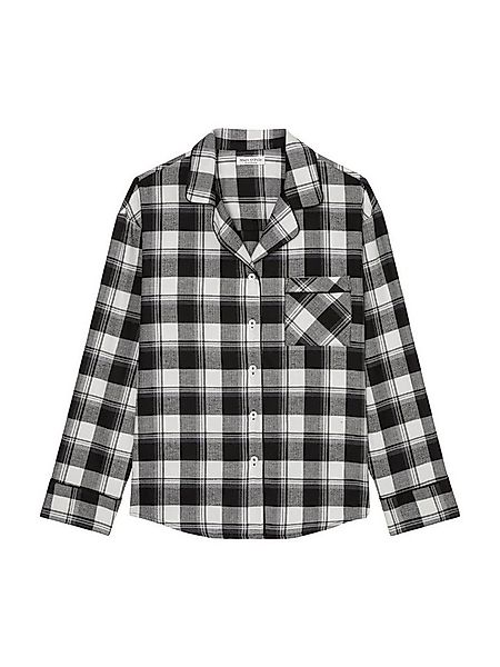 Marc O'Polo Pyjamaoberteil Cozy Flanell schlaf-oberteil nachthemd sleepshir günstig online kaufen