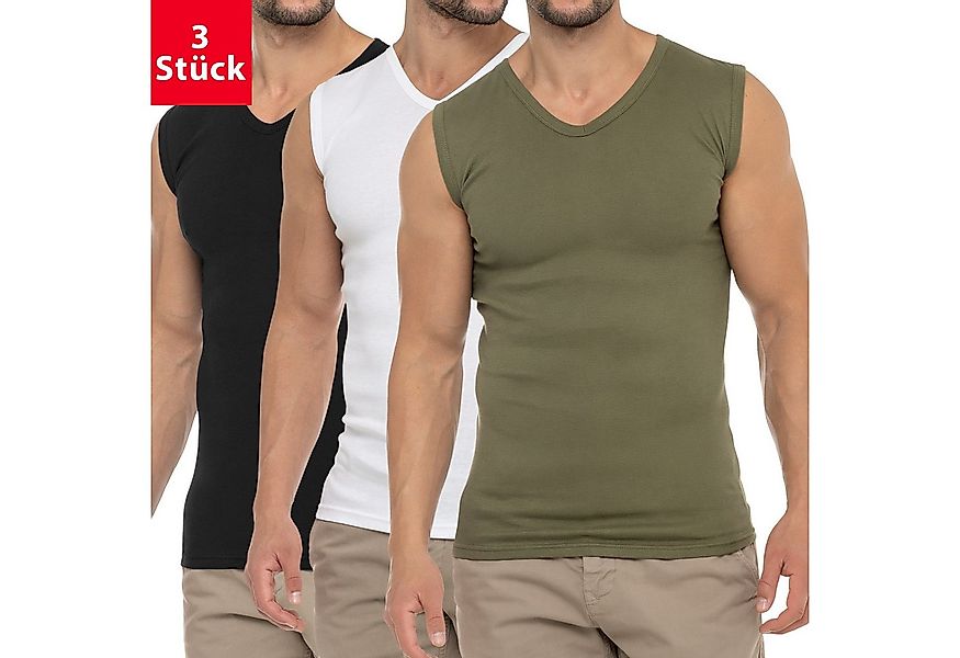 celodoro Unterhemd Herren Business Muskelshirt V-Neck (3er Pack) Muscle Shi günstig online kaufen