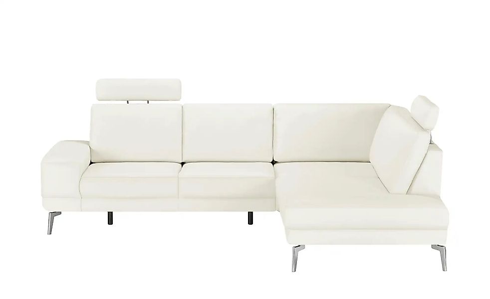 meinSofa Ecksofa aus Leder Dana ¦ weiß ¦ Maße (cm): B: 269 H: 86 T: 222 Pol günstig online kaufen