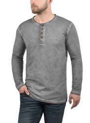 !Solid Rundhalsshirt SDTimur Longsleeve mit Used-Look günstig online kaufen