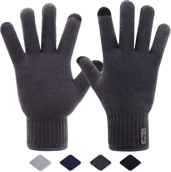 LA CUTE Strickhandschuhe Herren Winterhandschuhe mit günstig online kaufen