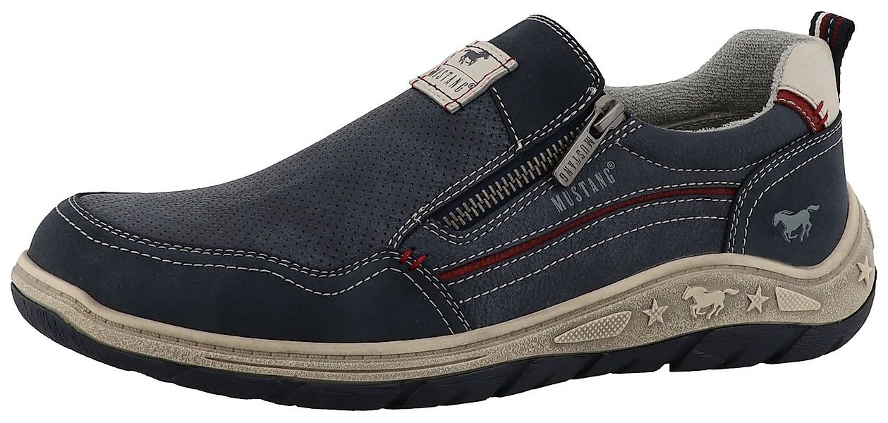 Mustang Shoes Benedetto Slipper Freizeitschuh, Halbschuh, Slipper mit seitl günstig online kaufen