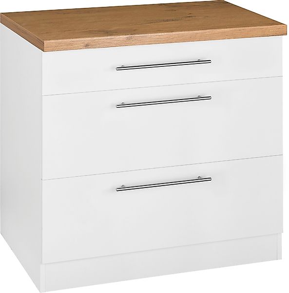 wiho Küchen Unterschrank "Unna", 90 cm breit, mit 2 großen Auszügen günstig online kaufen