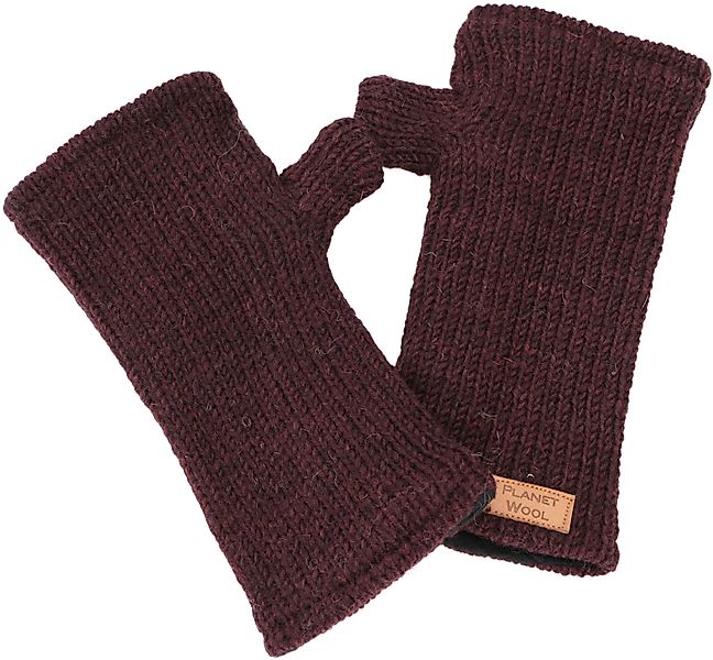 Guru-Shop Strickhandschuhe Handgestrickte Pulswärmer, Handstulpen,.. günstig online kaufen