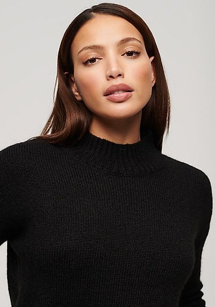 Superdry Strickpullover Essential Mock Neck Jumper günstig online kaufen