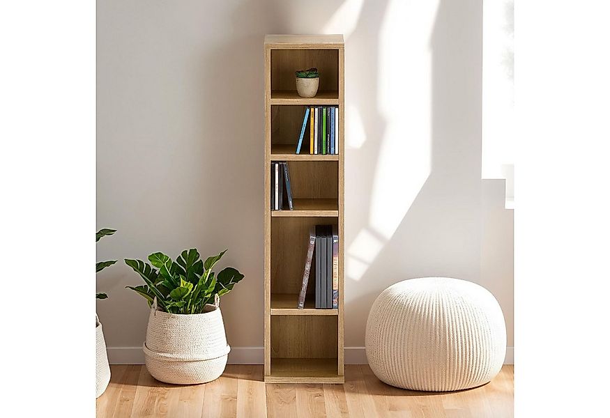 IDIMEX CD-Regal MELODIE, CD DVD Regal mit 6 Böden schmales Regal günstig online kaufen