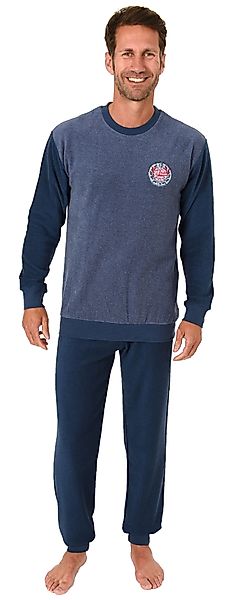 Normann Pyjama Langer Herren Frottee Pyjama, günstig online kaufen