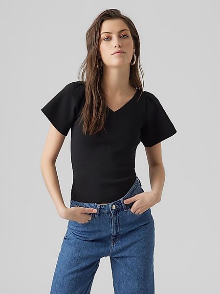 Vero Moda T-Shirt VMGINNY SS V-NECK günstig online kaufen