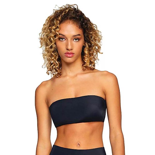 Rvca Solid Bandeau Bikini Oberteil S Black günstig online kaufen