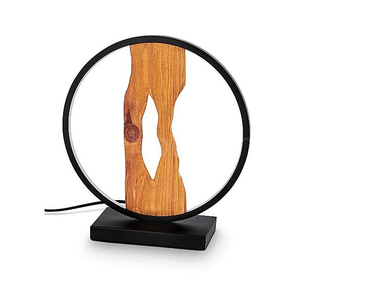 hofstein Tischleuchte »Azeglio« Retro/Vintage Tischlampe aus Metall/Holz in günstig online kaufen