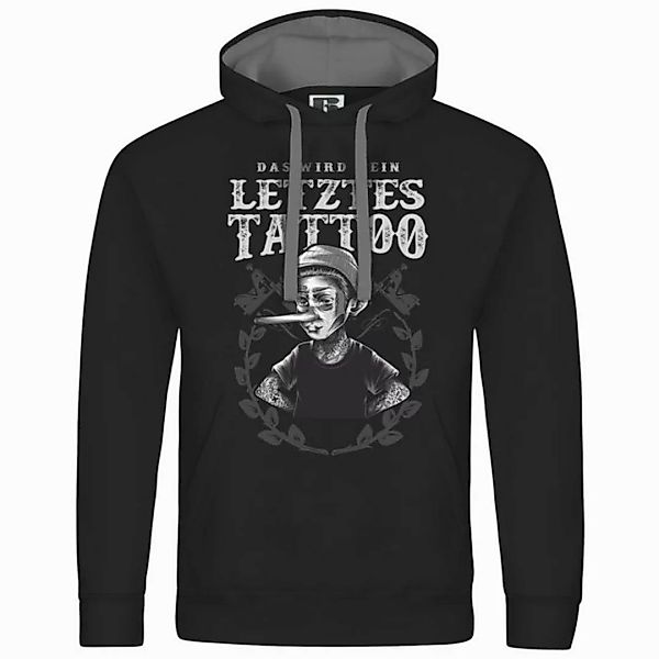 deinshirt Kapuzenpullover Herren Kapuzenpullover Das wird mein letztes Tatt günstig online kaufen