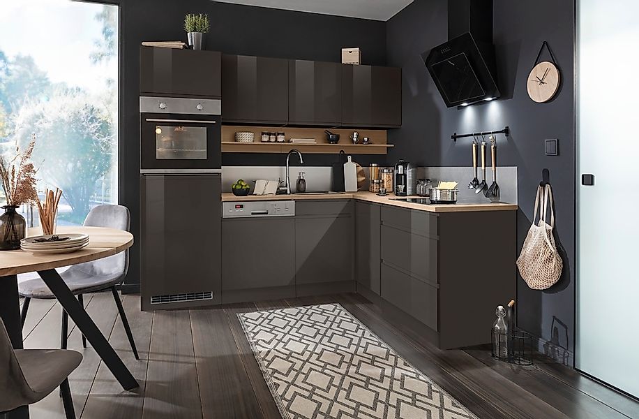 KOCHSTATION Winkelküche »KS-Virginia« Stellbreite 230/190 cm, wahlweise mit günstig online kaufen