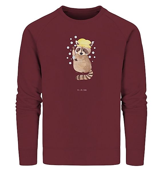 Mr. & Mrs. Panda Longpullover Waschbär Größe XL - Burgundy - Geschenk, lust günstig online kaufen