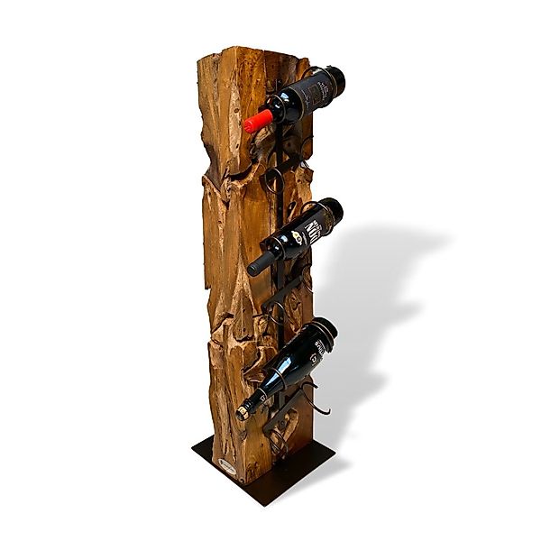 ExotischerLeben Weinregal XILON Weinständer Teakholz 100 günstig online kaufen