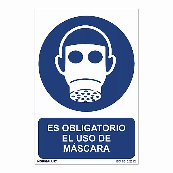 Schild Normaluz Es Obligatorio El Uso De Máscara Pvc (30 X 40 Cm) günstig online kaufen