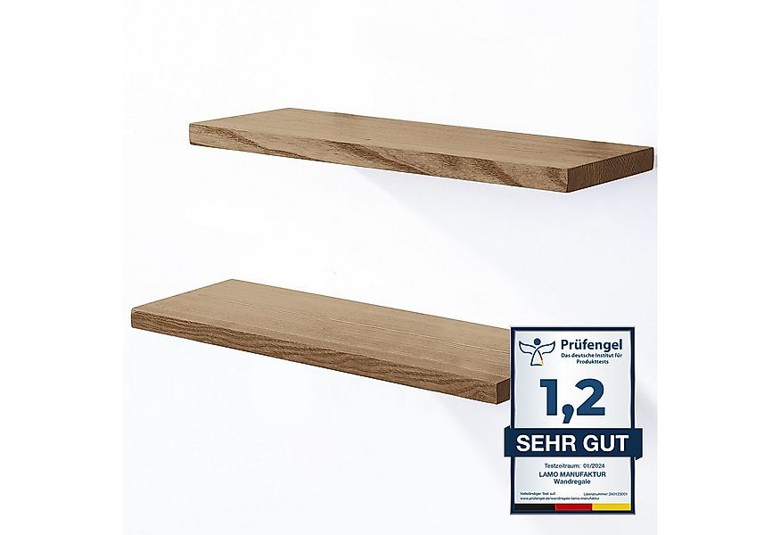 LAMO Manufaktur Wandregal LAMO Manufaktur 2 Stück Wandregal aus Holz 2x 42c günstig online kaufen