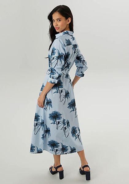 Aniston SELECTED Blusenkleid mit fantasievollem Blumendruck - NEUE KOLLEKTI günstig online kaufen