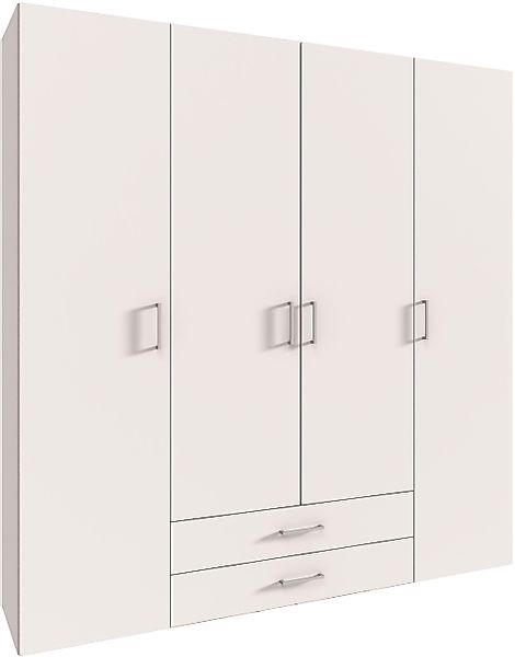 Wimex Drehtürenschrank "Mugano" mit langen oder kurzen Griffen aus Metall, günstig online kaufen