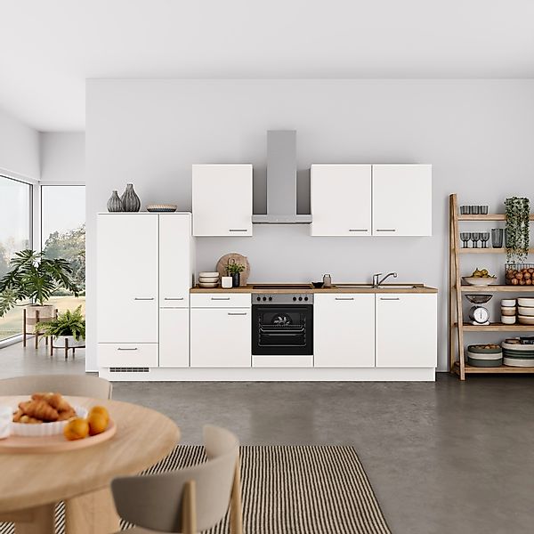 nobilia Küchenzeile ""Laser I", Ausrichtung wählbar, Breite 330 cm" vormont günstig online kaufen