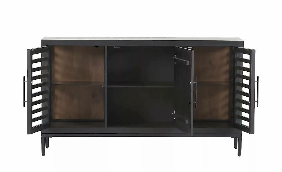 Sideboard  Masca ¦ schwarz ¦ Maße (cm): B: 140 H: 80 T: 43.0 Kommoden & Sid günstig online kaufen