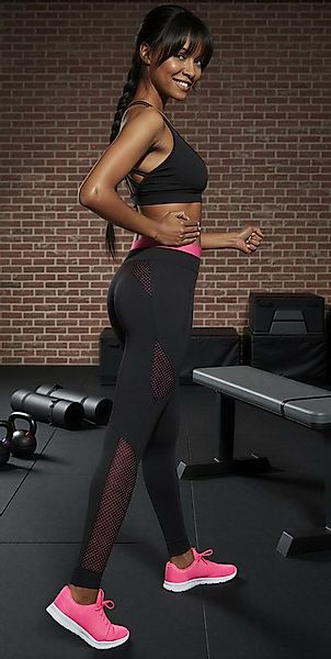 Bas Bleu Funktionsleggings mit Kontrastdetails, Sportleggings Fitness Runni günstig online kaufen