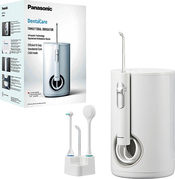 Panasonic Munddusche »EW-1614-W503«, 4 St. Aufsätze, 10 einstellbare Wasser günstig online kaufen