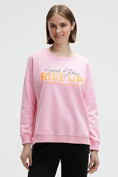 SOCCX Sweater mit Seitenschlitze günstig online kaufen