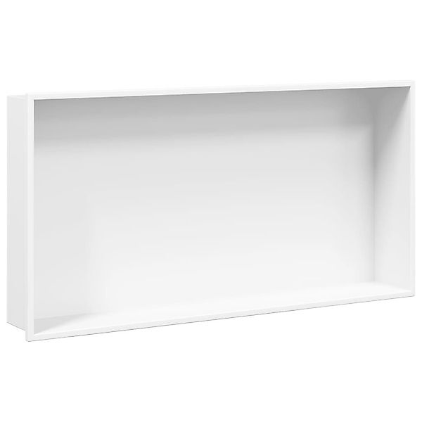 vidaXL Duschwand Duschnische Mattweiß 62x32x9 cm günstig online kaufen