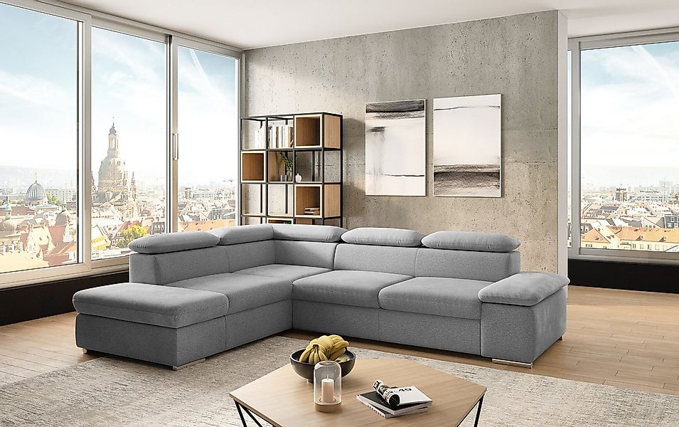 sit&more Ecksofa "Valantine L-Form, B: 286 cm" mit Arm- & Kopfteilverstellu günstig online kaufen