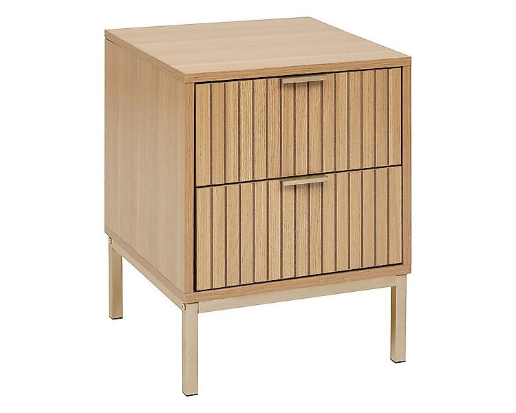 5five Simply Smart Nachttisch Nachttisch TASSO mit zwei Schubladen, 40 x 40 günstig online kaufen