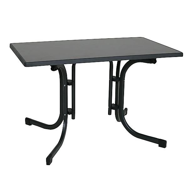 Ribelli Gartentisch, Ribelli® Klapptisch anthrazit/Schiefer 110x70x70cm günstig online kaufen