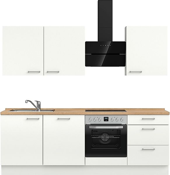 nobilia Küchenzeile ""Laser II", Ausrichtung wählbar, Breite 240 cm" vormon günstig online kaufen