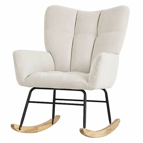 ML-DESIGN Schaukelstuhl Schaukelsessel Ohrenstuhl Relaxsessel Akzentstuhl günstig online kaufen