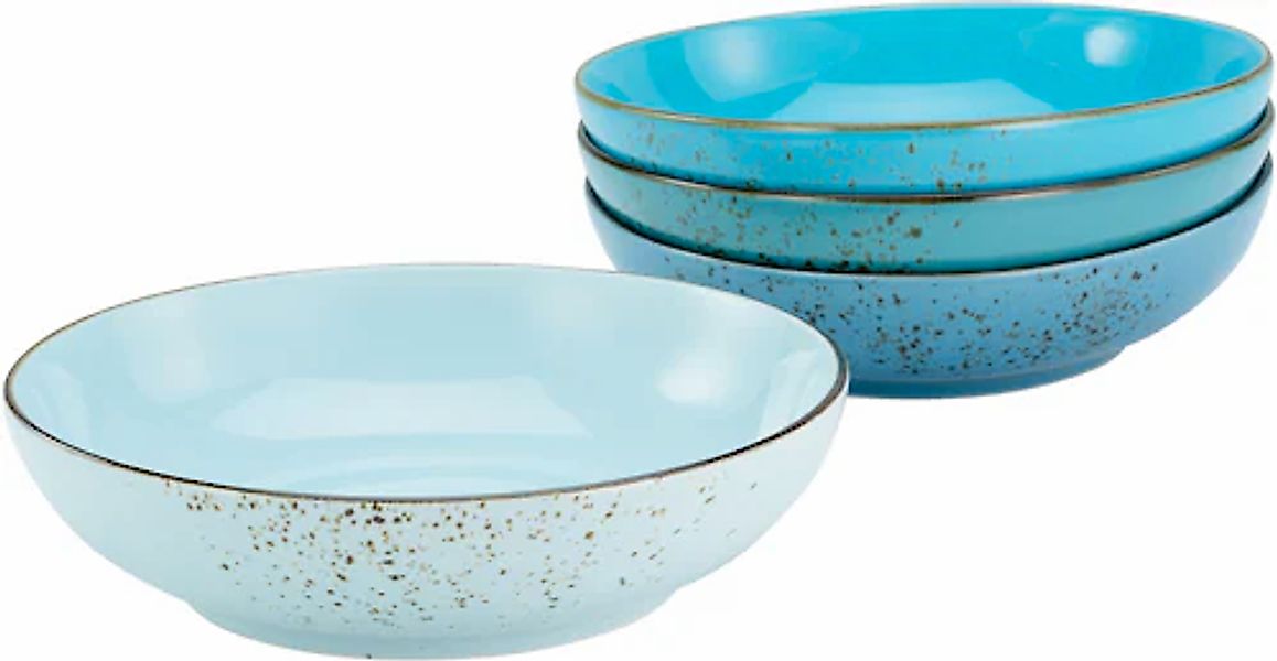 CreaTable Schale »NATURE COLLECTION«, 4 tlg., aus Steinzeug, Servierschale, günstig online kaufen