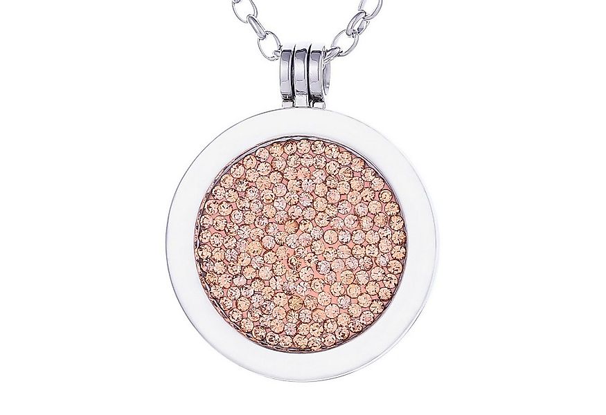 Morella Kette mit Anhänger Halskette 70 cm mit Coin Amulett 33 mm (2-tlg), günstig online kaufen
