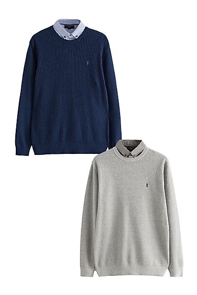 Next 2-in-1-Pullover Pullover im Lagenlook mit günstig online kaufen