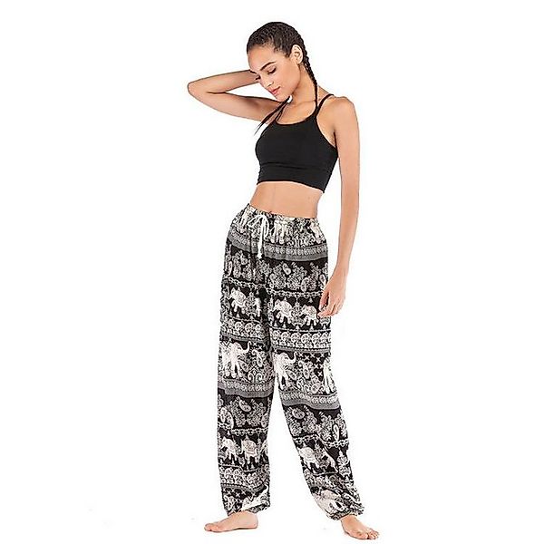 YRIIOMO Loungepants Bohemian Yogahose, Haremshose, Yogabekleidung, Damen Fr günstig online kaufen