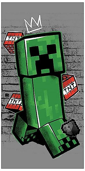 Minecraft Strandtücher Minecraft Handtuch Strandtuch Gaming Creeper TNT 70x günstig online kaufen