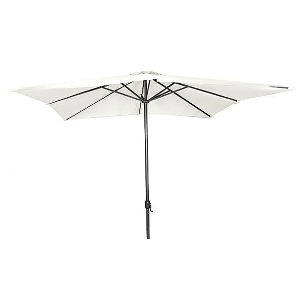Lex Alu Sonnenschirm 3x3 m UV30+ Quadratisch Kurbelschirm Gartenschirm Balk günstig online kaufen