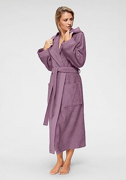 my home Damenbademantel Livia, ideal für Sauna & Spa, Hotelbademantel, Lang günstig online kaufen