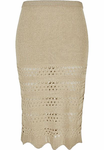URBAN CLASSICS Sommerrock "Urban Classics Damen Ladies 3/4 Crochet Knit Ski günstig online kaufen