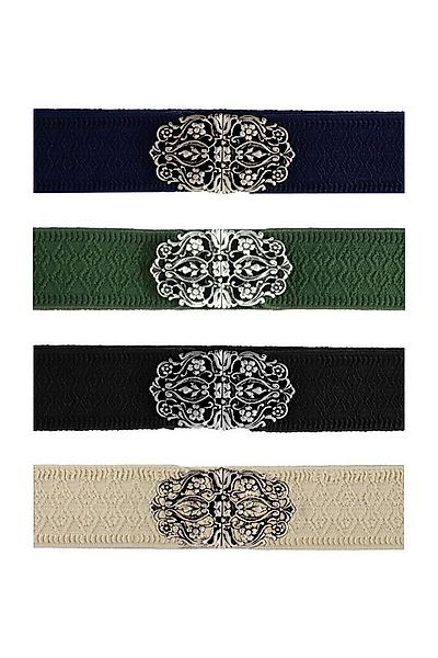 Herbert Hahn Ledergürtel Stretchgürtel Damen - BLÜTENTANZ günstig online kaufen