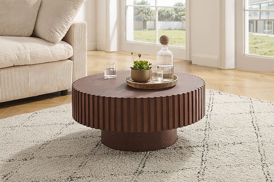 SalesFever Couchtisch, (1 St.), mit Massivholz-Lamellen günstig online kaufen