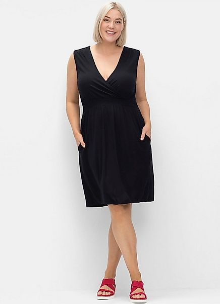 Sheego Jerseykleid Jerseykleid Ärmellos günstig online kaufen
