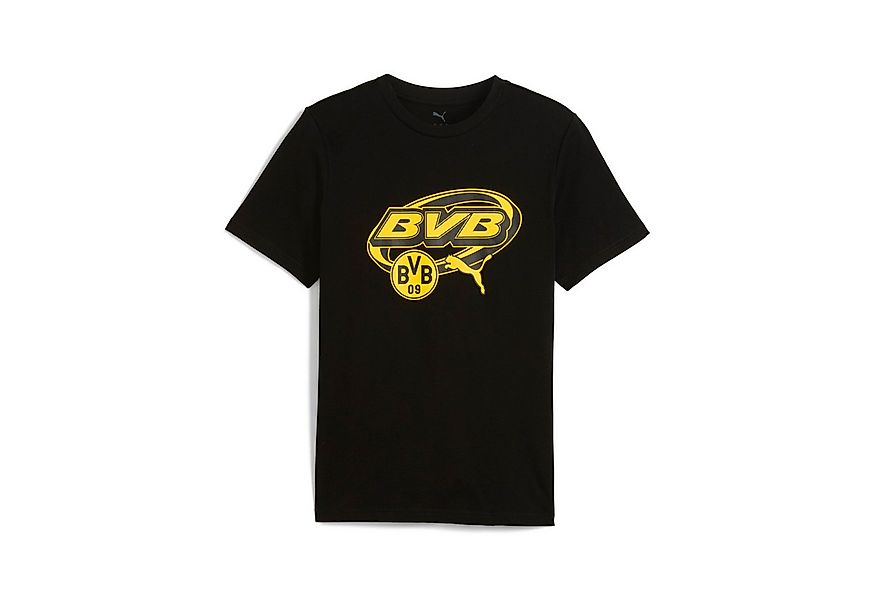 PUMA Trainingsshirt BVB FTBLCULTURE TEE Regular Fit, Kurzarm, Rundhalsaussc günstig online kaufen