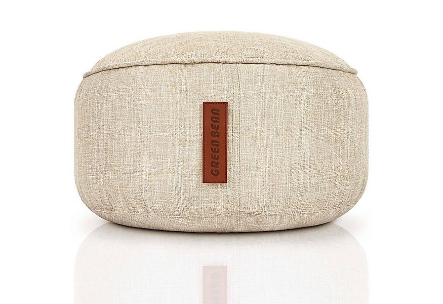 Green Bean Pouf Sitzsack-Hocker Home Linen 45x25cm (Sitzsack-Hocker 45x25cm günstig online kaufen