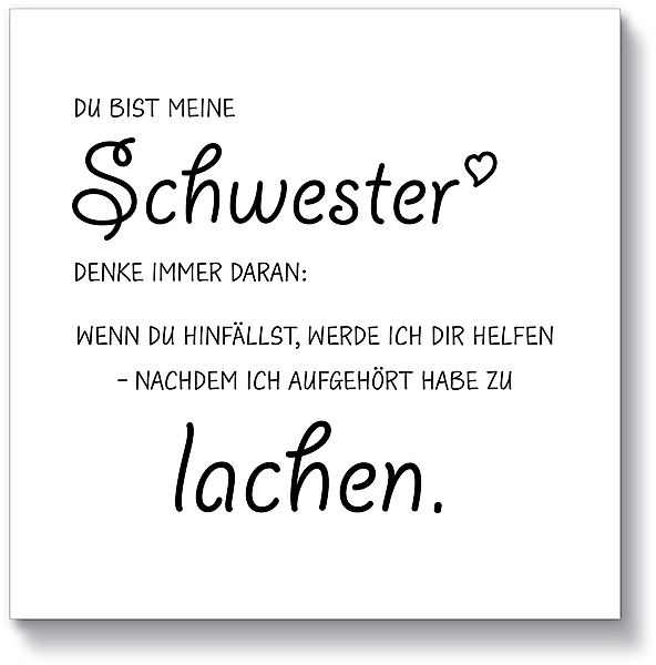 Artland Holzbild Schwester, Sprüche & Texte günstig online kaufen