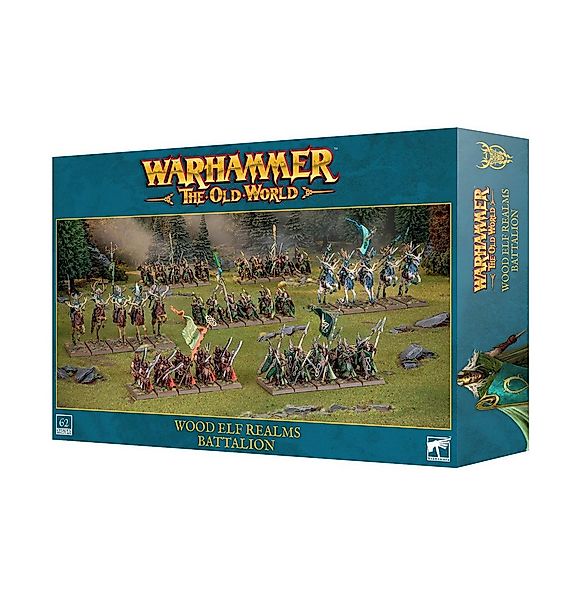 Games Workshop Spielfigur Warhammer The Old World Wood Elf Realms Battalion günstig online kaufen